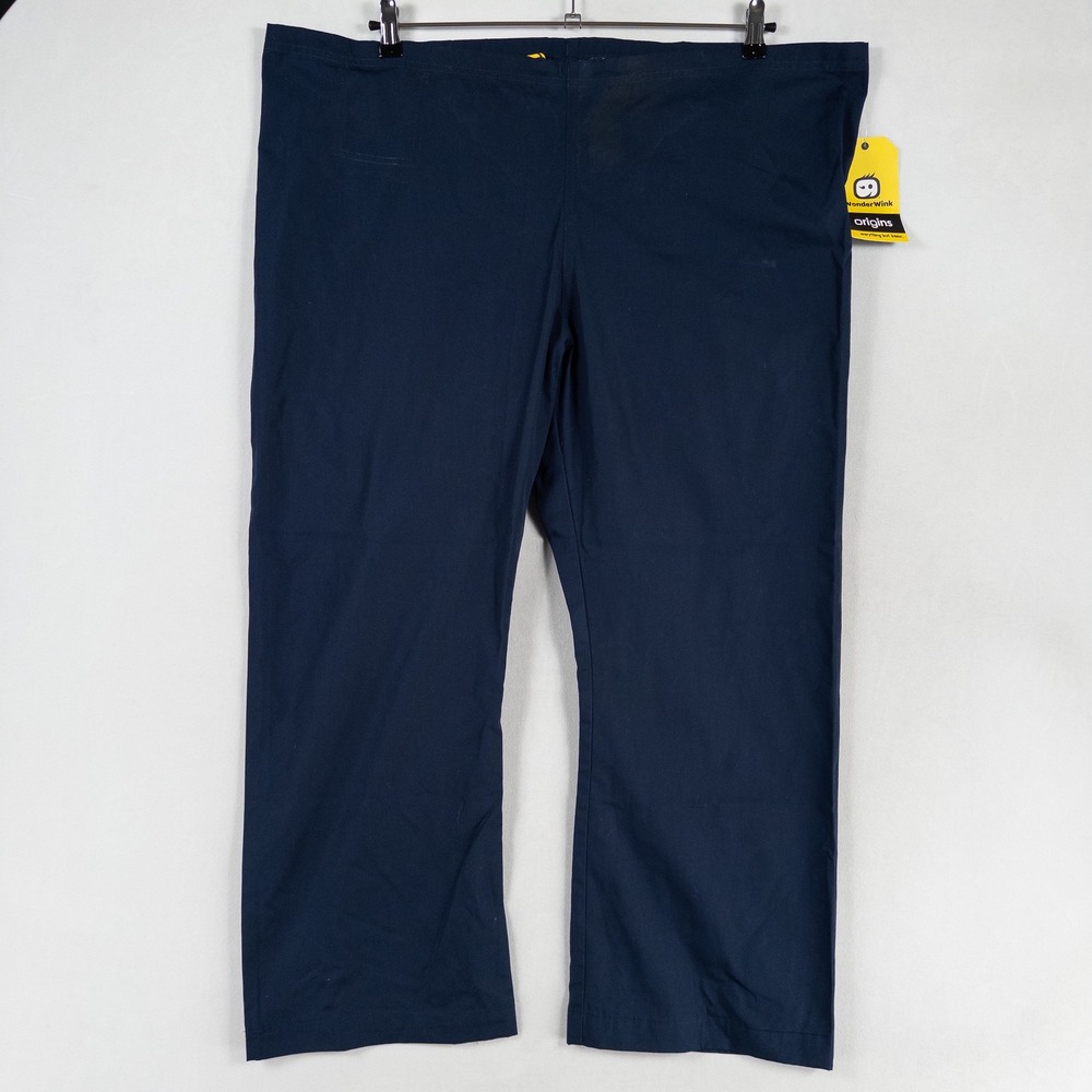 WonderWink Origins 5006 Unisex Seamless Scrub Pant XL Navy Blue